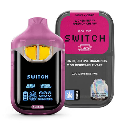 Boutiq Switch Glow Liquid Diamonds Vape | 2g