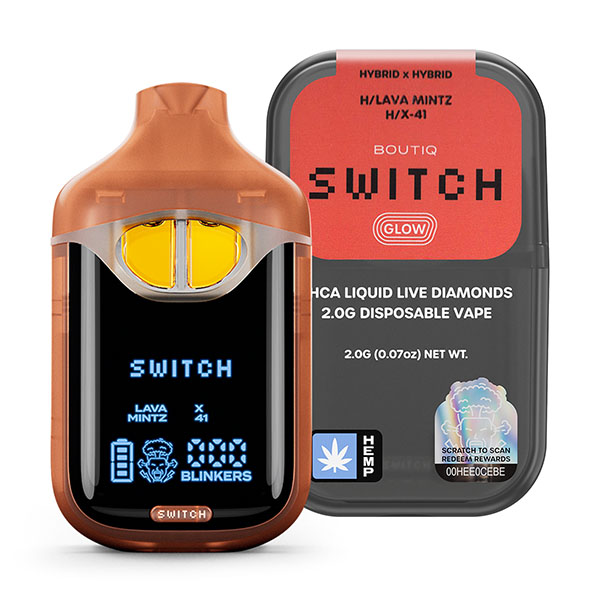 Boutiq Switch Glow Liquid Diamonds Vape | 2g