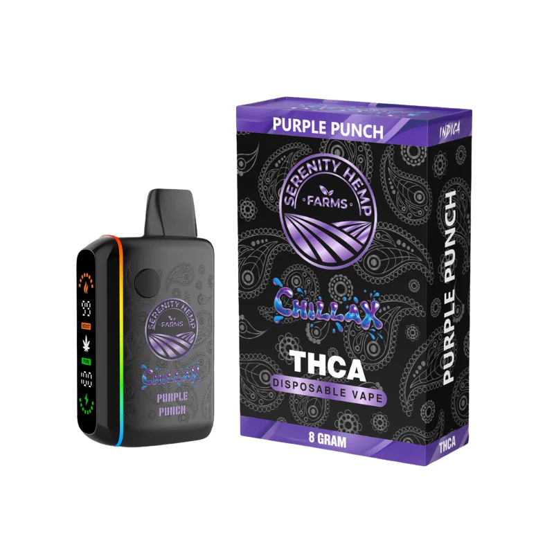 Serenity Hemp Farms Chillax THCa Disposable Vape 8g