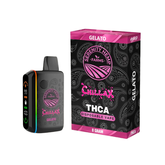 Serenity Hemp Farms Chillax THCa Disposable Vape 8g