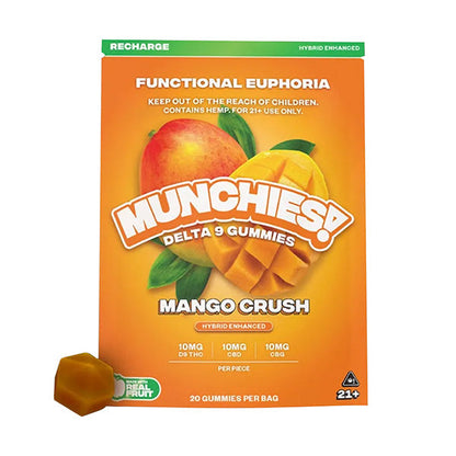 Delta Munchies Functional Euphoria Delta-9 Gummies | 20 Count