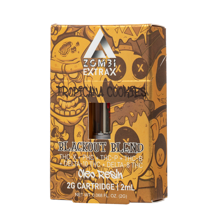 Zombi Extrax Black Out Blend Cartridges | 2g