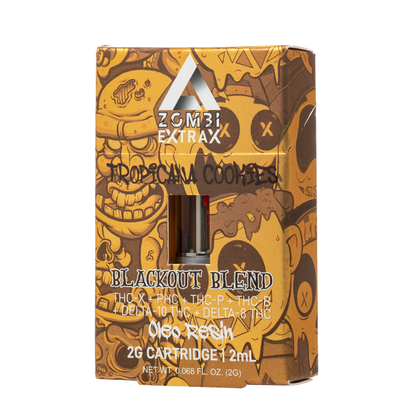 Zombi Extrax Black Out Blend Cartridges | 2g