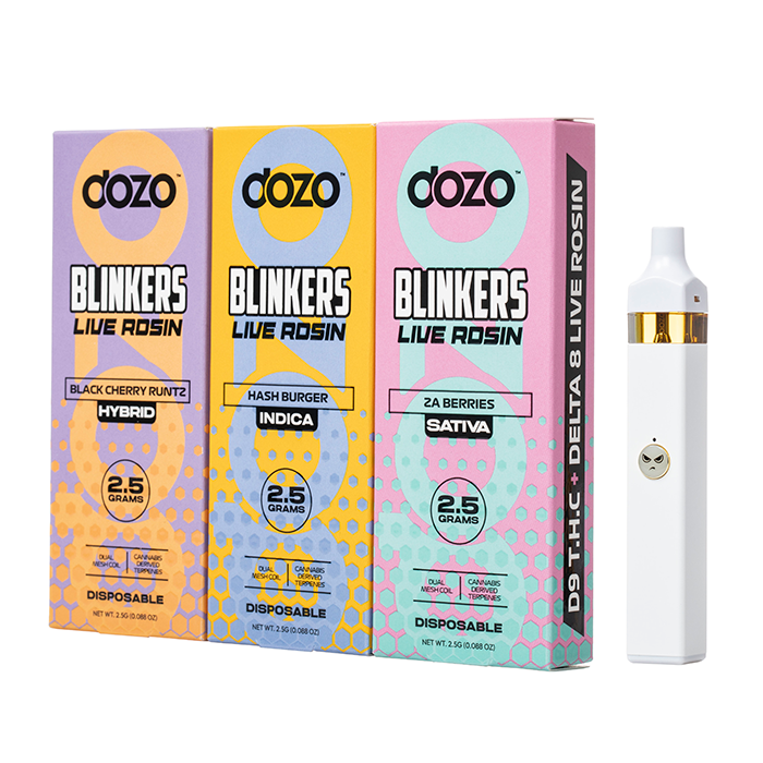 DOZO Blinkers Live Rosin Disposable 2.5G
