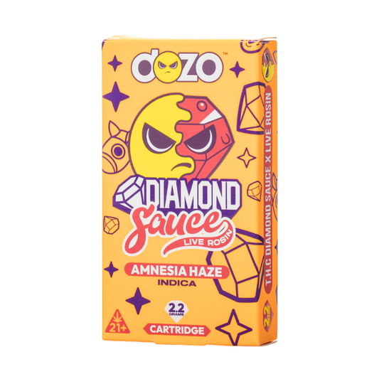 DOZO Diamond Sauce Live Rosin Cartridge 2.2G