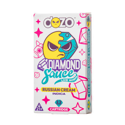DOZO Diamond Sauce Live Rosin Cartridge 2.2G