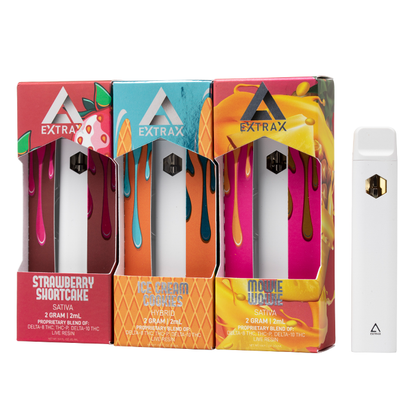 Delta Extrax Delta-8 + THC-P + Delta-10 Live Resin Disposable 2G