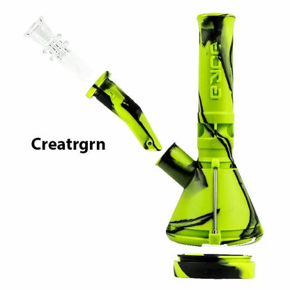 Eyce Silicone Waterpipe With Mini Beaker - 7.5 Inch