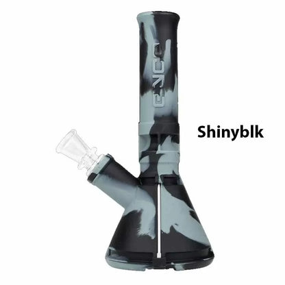 Eyce Silicone Waterpipe With Mini Beaker - 7.5 Inch