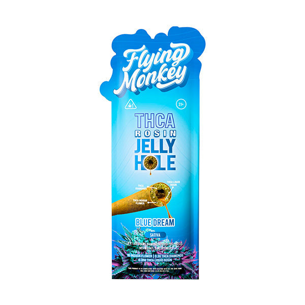 Flying Monkey THCA Rosin Jelly Hole Pre-Rolls | (2PK) 3.3g