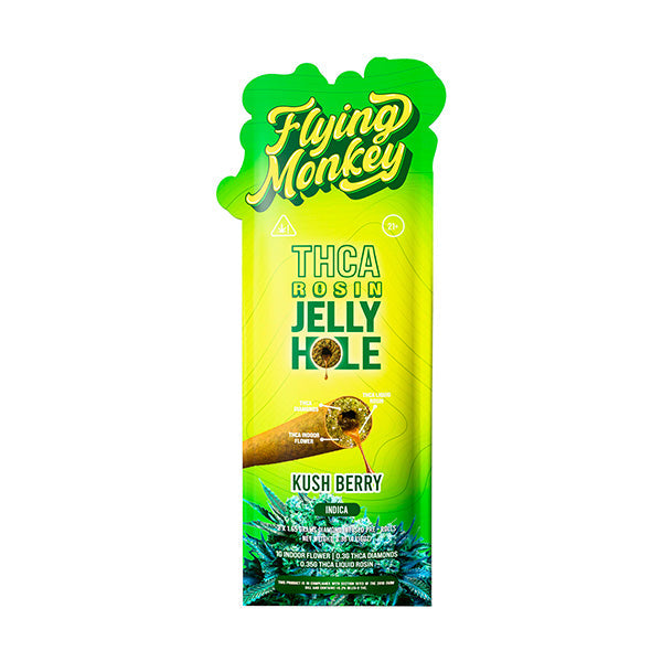 Flying Monkey THCA Rosin Jelly Hole Pre-Rolls | (2PK) 3.3g