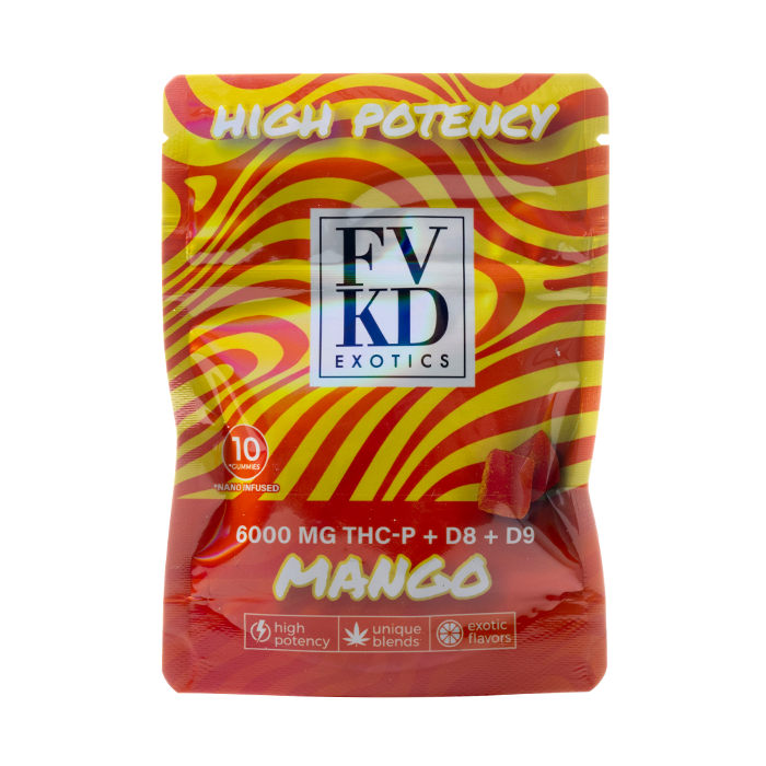 FVKD Exotics THCP + D8 + D9 Gummies 6000mg