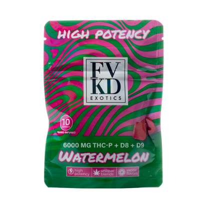 FVKD Exotics THCP + D8 + D9 Gummies 6000mg
