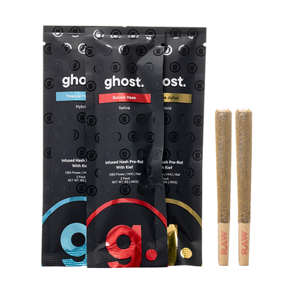 Ghost Hemp Infused Hash With Kief Pre Rolls 4G