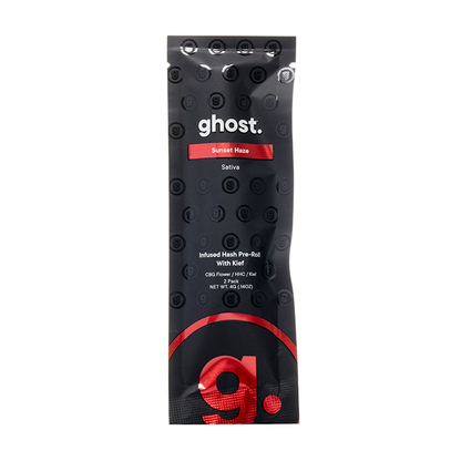 Ghost Hemp Infused Hash With Kief Pre Rolls 4G