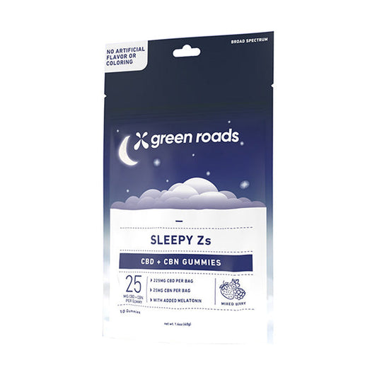 Green Roads Sleepy Zs Gummies | (10ct) 250mg