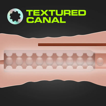 M For Men By Blush® | 3-Pack Self-Lubricating Vanilla Vibrating Masturbator / Stroker