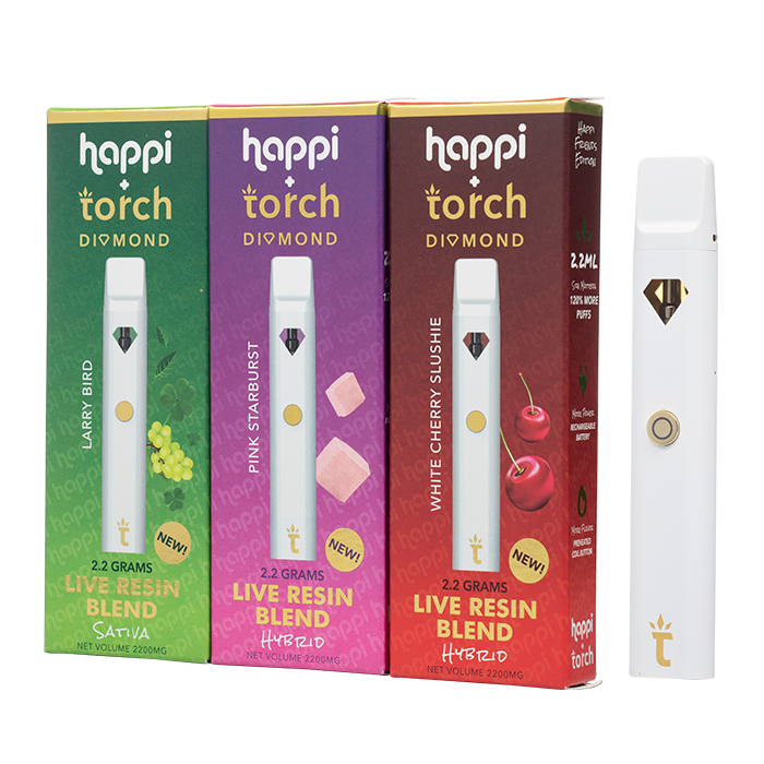 Happi Torch THC-O Live Resin Disposable 2.2G