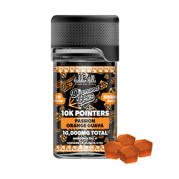 Hidden Hills Diamond Boyz 10K Pointers Gummies | (20ct) 10000mg