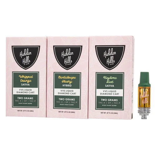 HIDDEN HILLS VVS LIQUID DIAMOND CARTRIDGE 2G