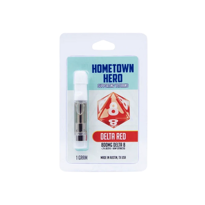 Hometown Hero Delta 8 THC Carts – 1g