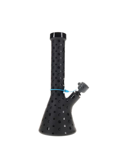 Cookies 14'' V Beaker Waterpipe - Black Logo