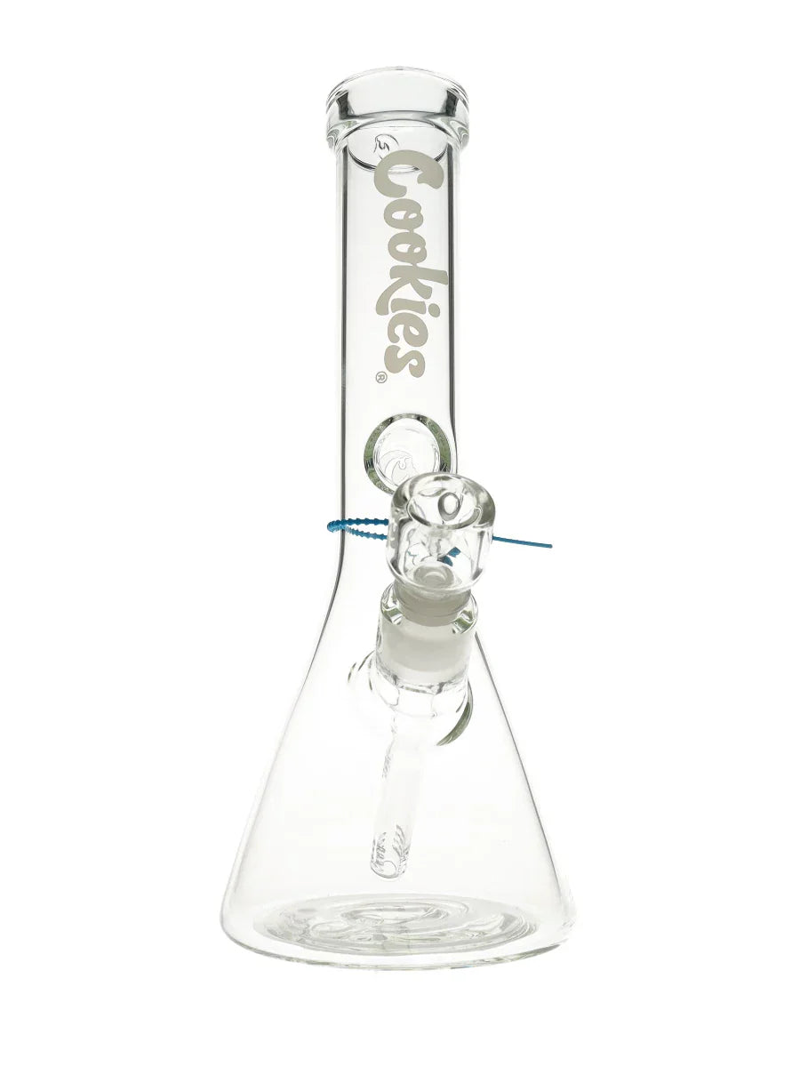 Cookies 13'' Original Beaker Waterpipe - White Logo