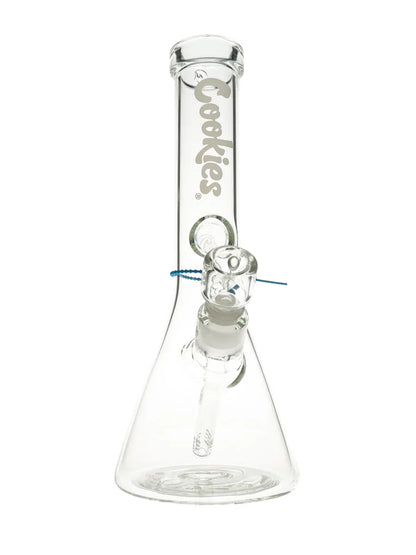 Cookies 13'' Original Beaker Waterpipe - White Logo
