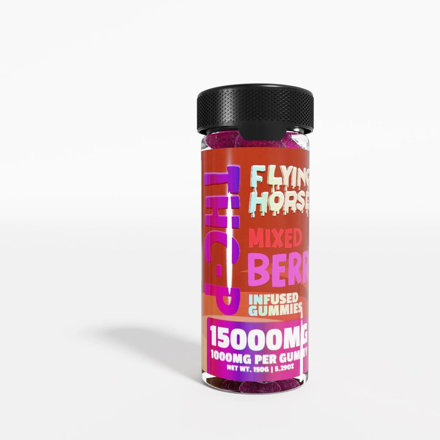 Flying Horse Exotic Blend Gummies 15000mg THCA