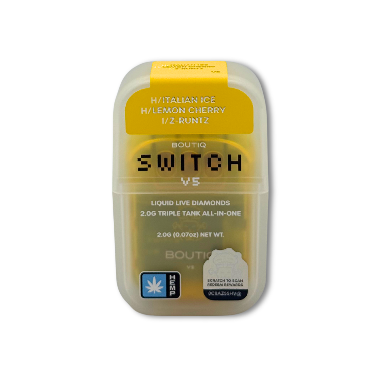 Boutiq Switch V5 – Triple Tank Disposable 2g