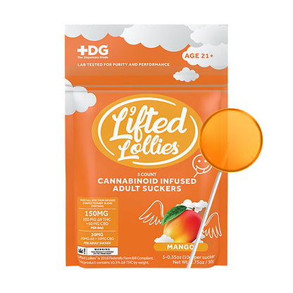 Lifted Lollies Infused Adult Suckers | (5ct) 150mg