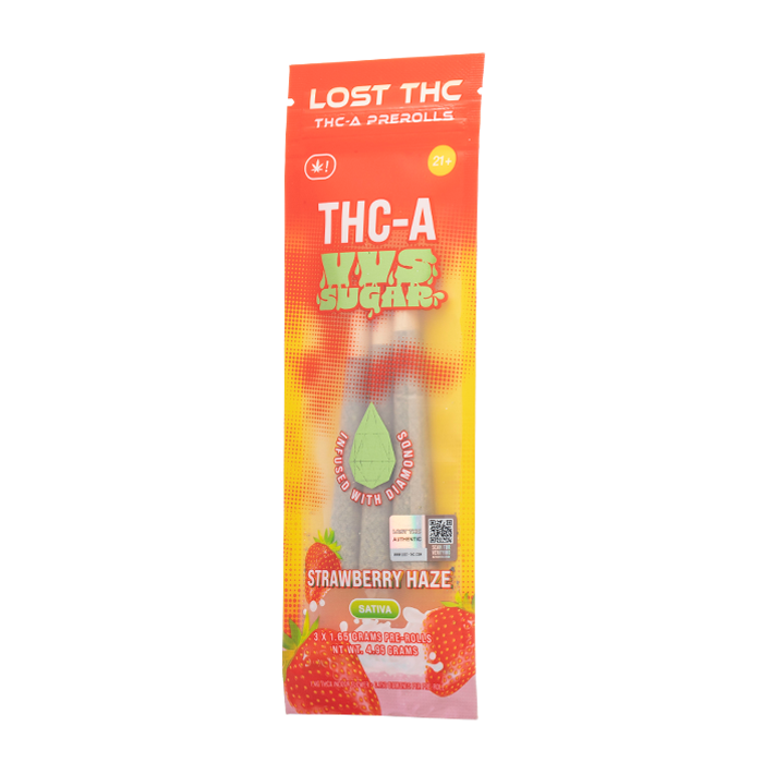 Lost THC THC-A VVS Sugar Pre Rolls 4.95G
