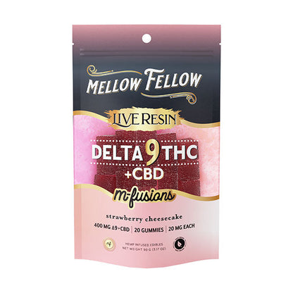 Mellow Fellow Live Resin Delta-9 Gummies | (20ct) 400mg