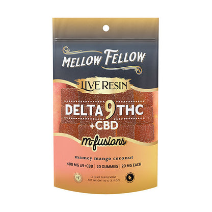 Mellow Fellow Live Resin Delta-9 Gummies | (20ct) 400mg