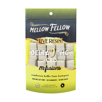 Mellow Fellow Live Resin Delta-9 Gummies | (20ct) 400mg