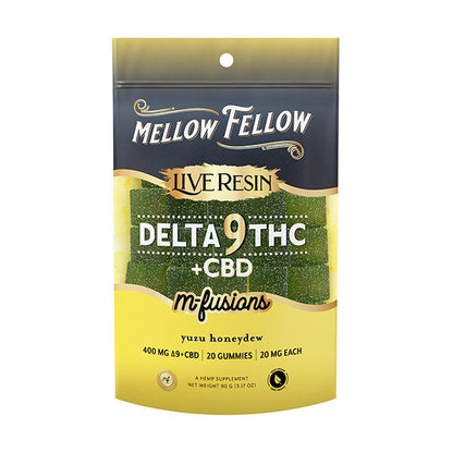 Mellow Fellow Live Resin Delta-9 Gummies | (20ct) 400mg