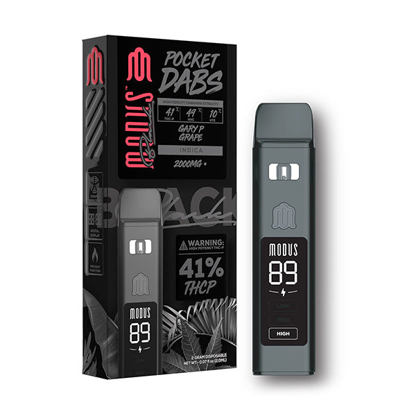 Modus The Black Blend Pocket Dabs Disposable | 2g