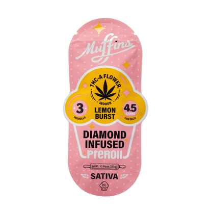 Muffins Diamond Infused Prerolls 4.5G