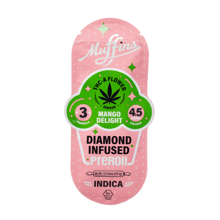 Muffins Diamond Infused Prerolls 4.5G