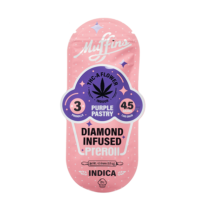 Muffins Diamond Infused Prerolls 4.5G