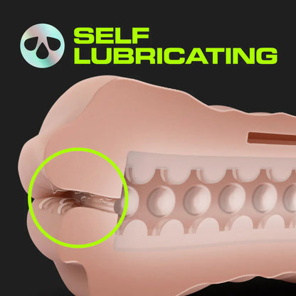 M For Men By Blush® | 3-Pack Self-Lubricating Vanilla Vibrating Masturbator / Stroker