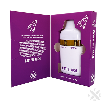 Let's Go! 6000mg Takeoff Blend THC | 6ml Disposable