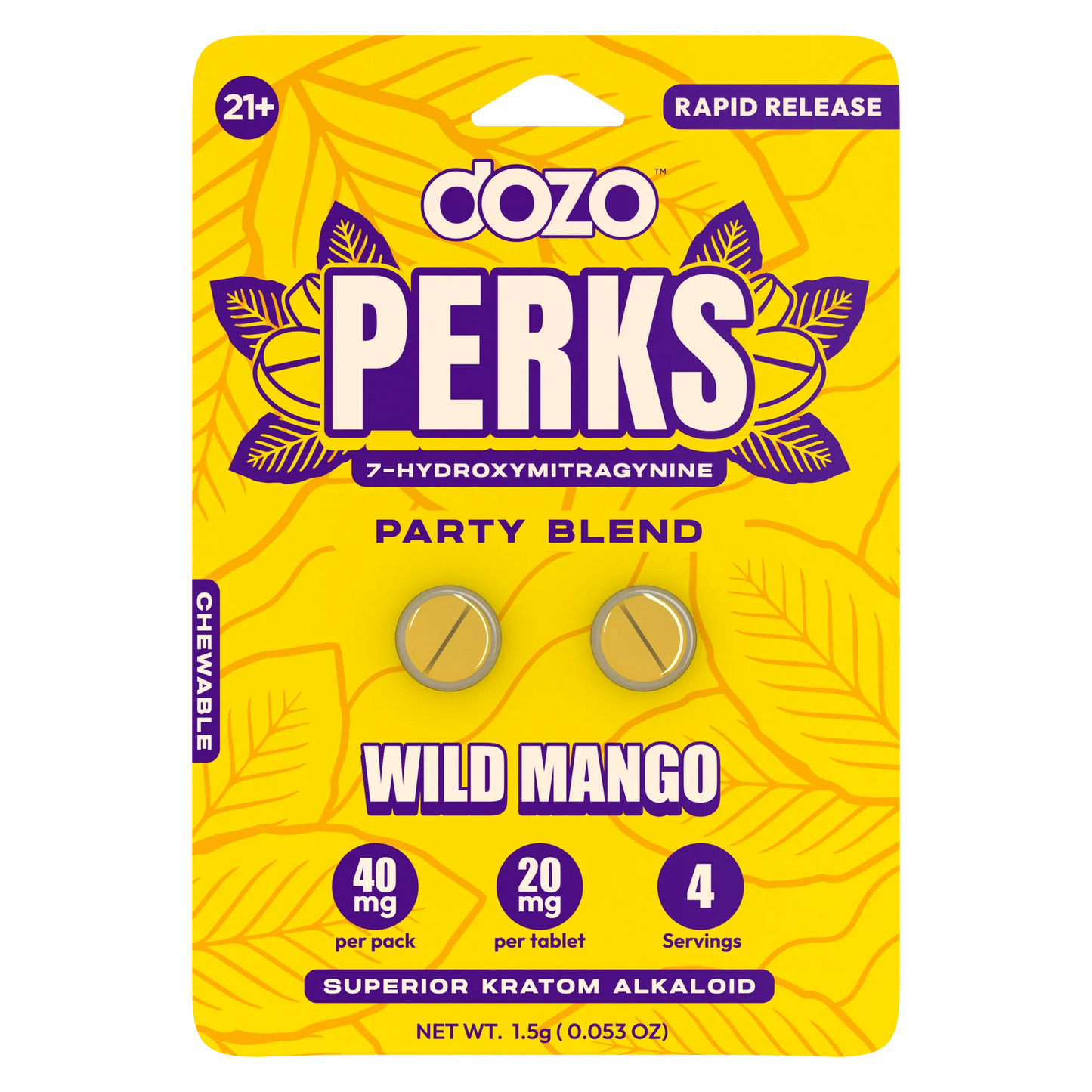 Dozo Perks 7-Hydroxymitragynine Kratom 2CT