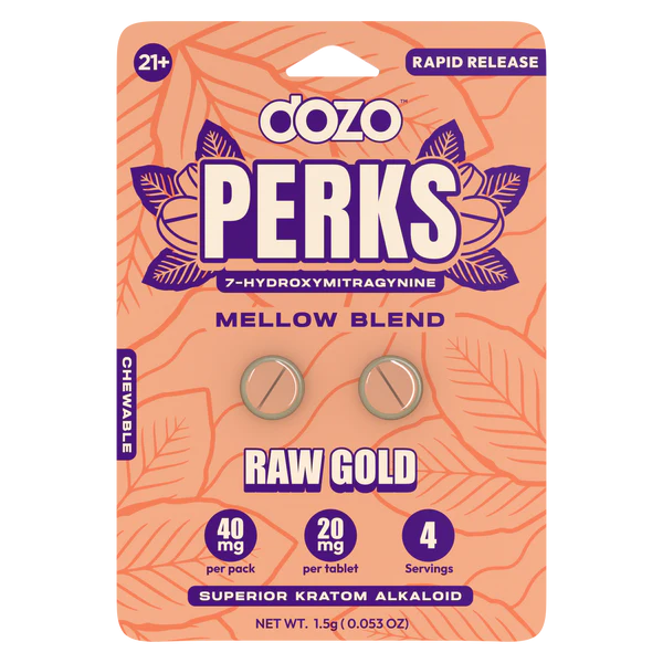Dozo Perks 7-Hydroxymitragynine Kratom 2CT