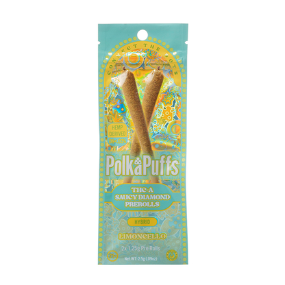 Polka Puffs THC-A Saucy Diamonds Pre Rolls