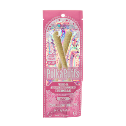 Polka Puffs THC-A Saucy Diamonds Pre Rolls