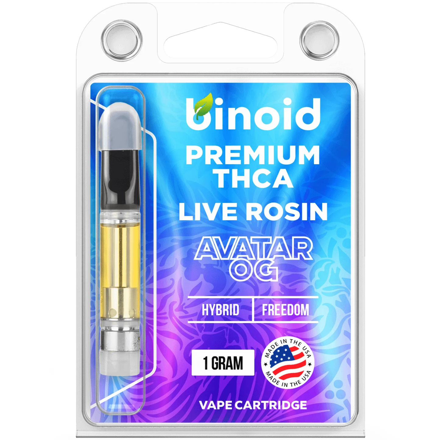 Binoid Live Rosin 1g Cartridge