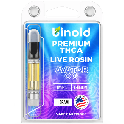 Binoid Live Rosin 1g Cartridge