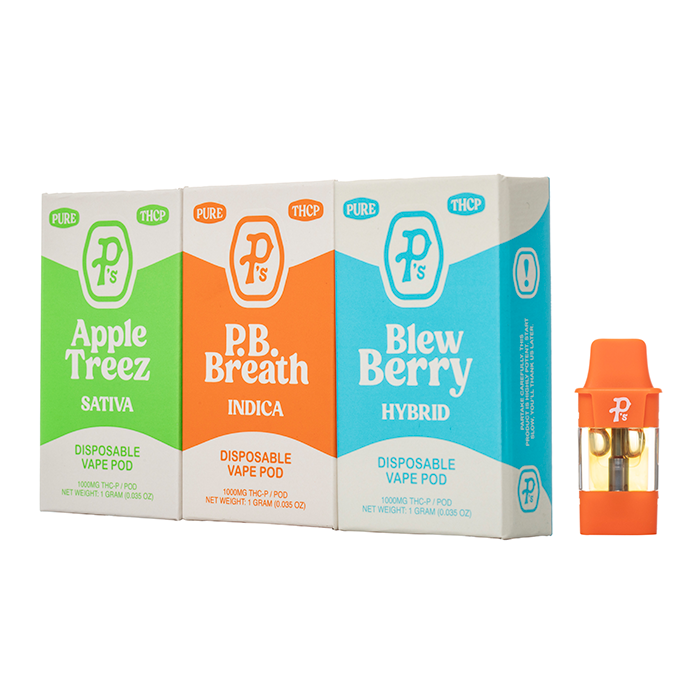 Pushing Ps THCP Disposable Vape Pods 1G