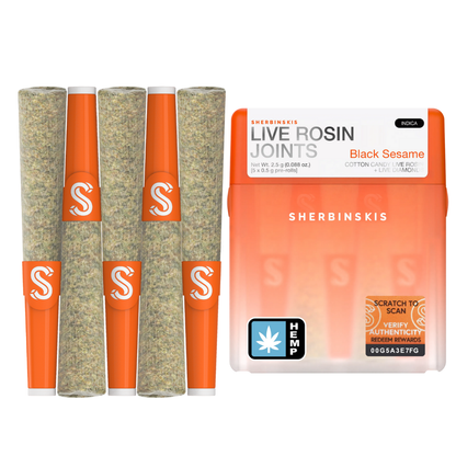 Sherbinskis Live Rosin Joints 2.5G | 5ct